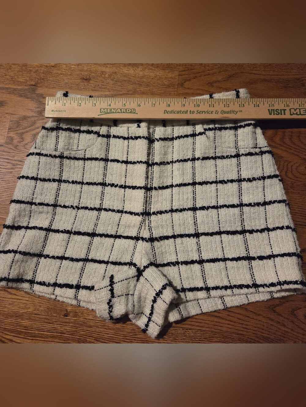 ZARA Tweed Set – Blazer & Shorts Size M/S - Picture 3 of 16
